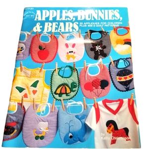 Hot Off The Press Appliques Apples Bunnies and Bears